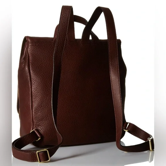 Fossil Brown Leather Backpack - Picture 2 of 8